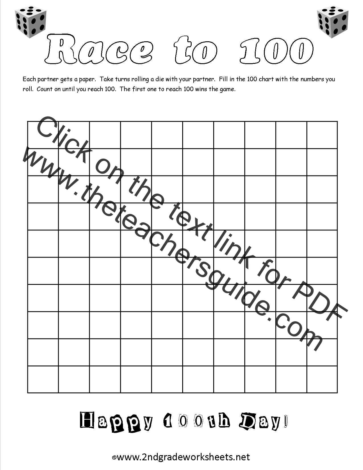 100th Day Of School Worksheets And Printouts