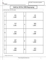 ccss 2.nbt.7 worksheets, addition within 1000 worksheets