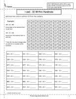 ccss 2.nbt.8 worksheets, adding and subtracting 10 worksheet