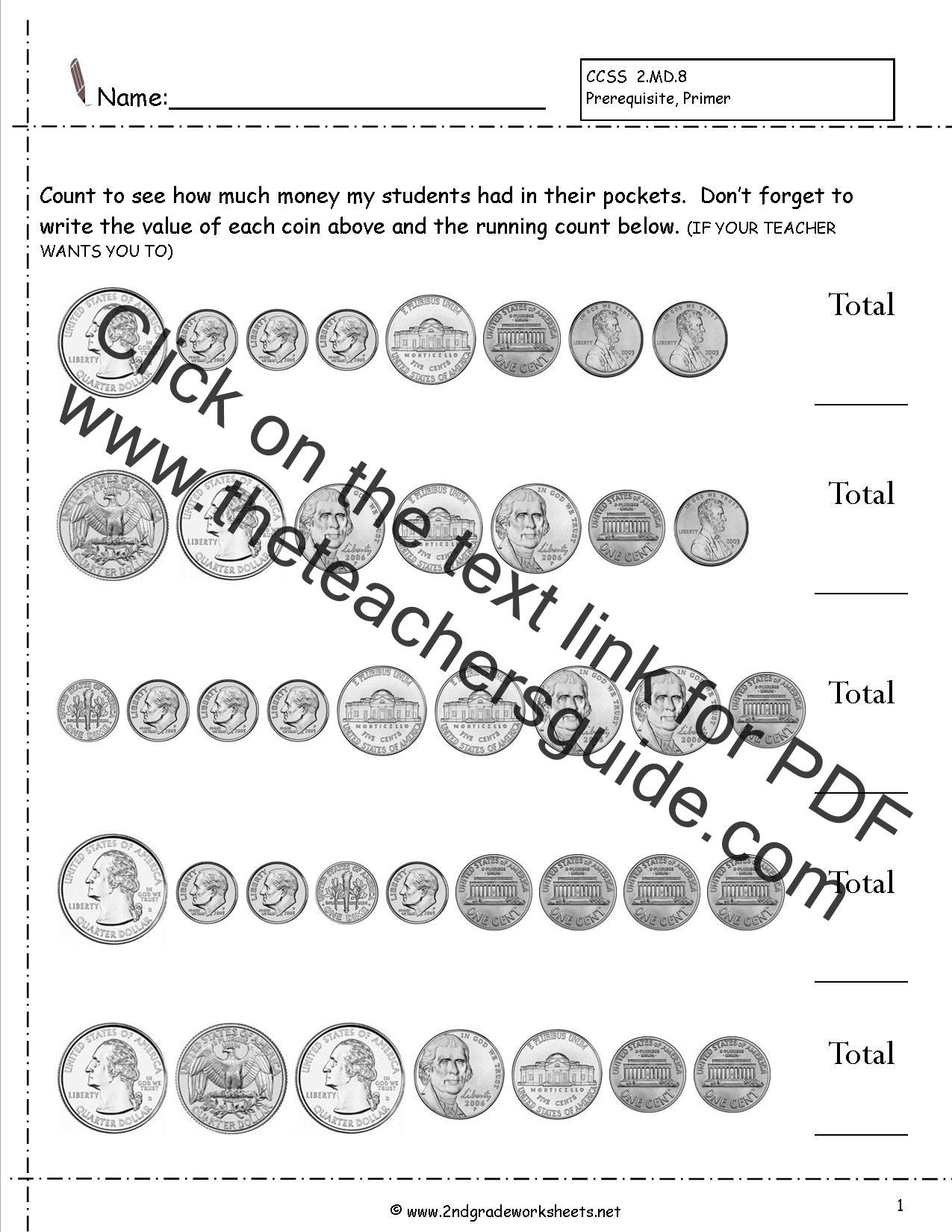 Free Printable Time And Money Worksheets