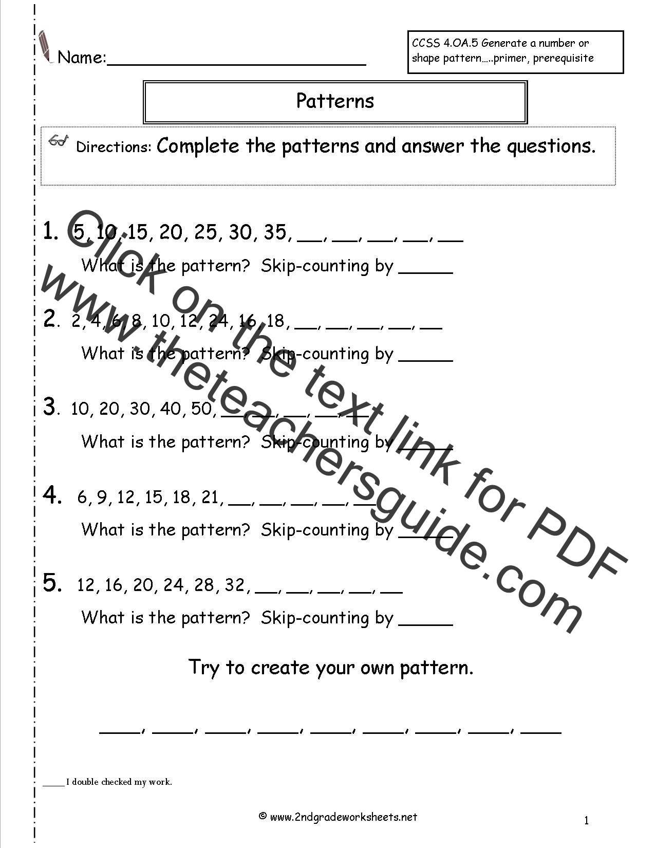 Free Math Worksheets And Printouts