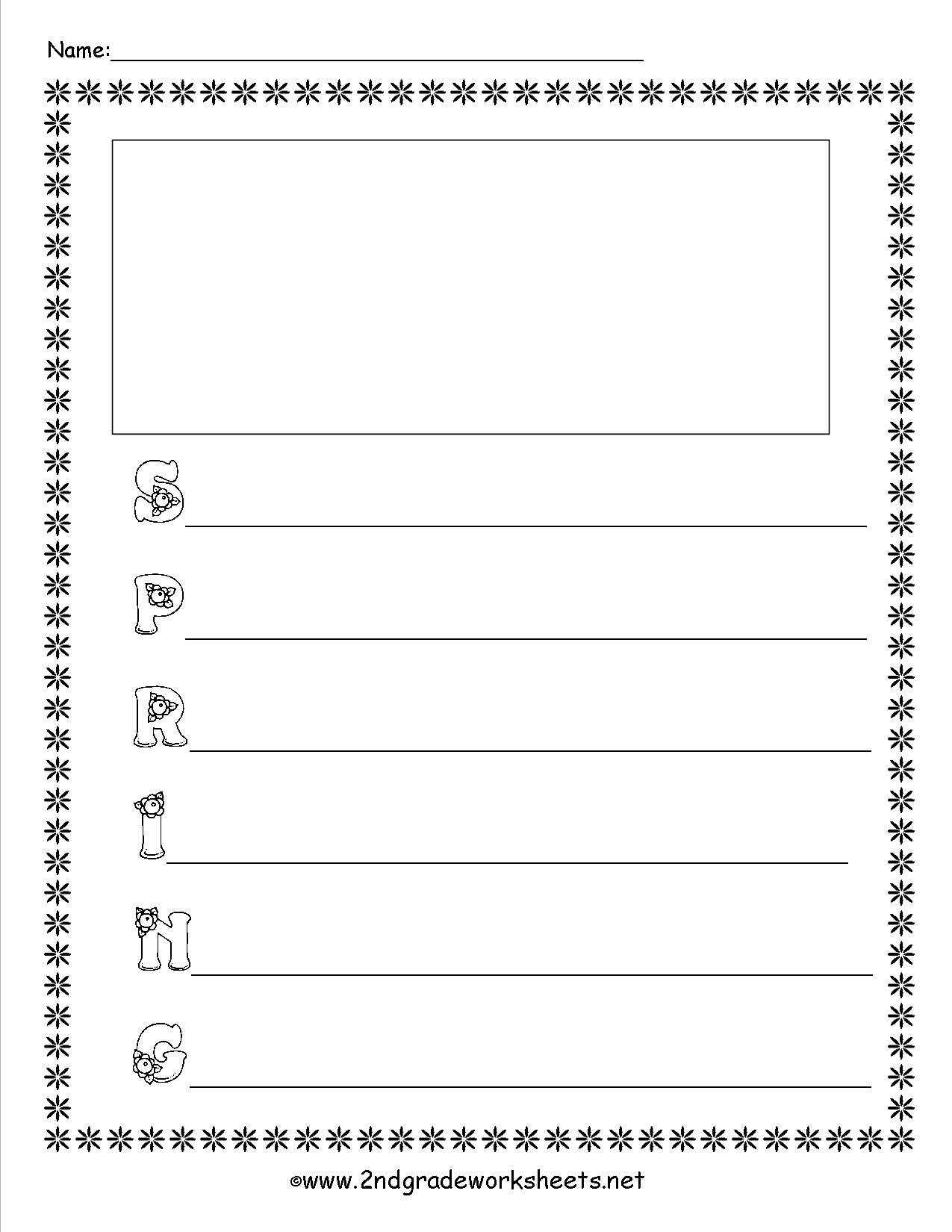 Spring Acrostic Poem Template Printable Printable Templates