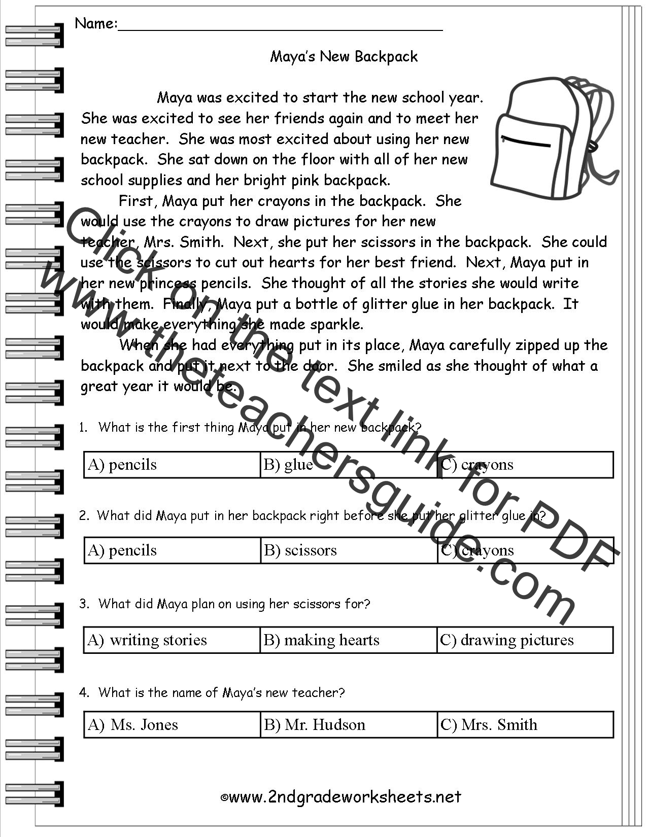 Hindi Comprehension Passages With Questions For Grade 2 Bilingual 