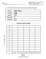 favorite sport graph worksheet