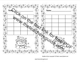 January Themes, Printouts and Worksheets